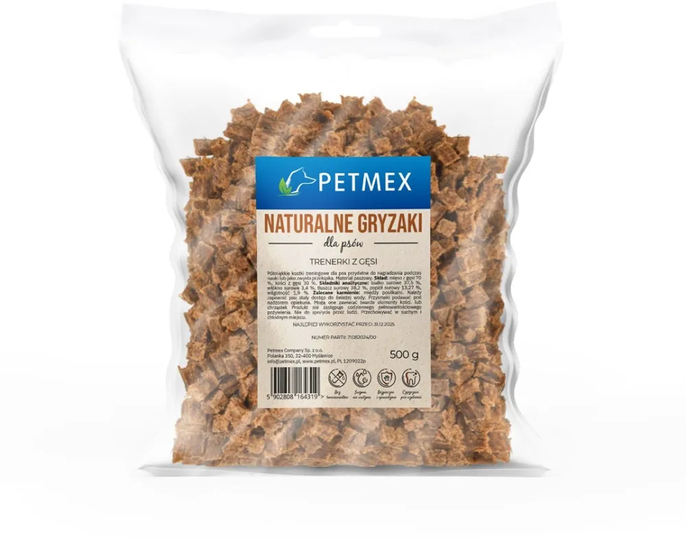PETMEX Goose meat treats - dog treat - 500g