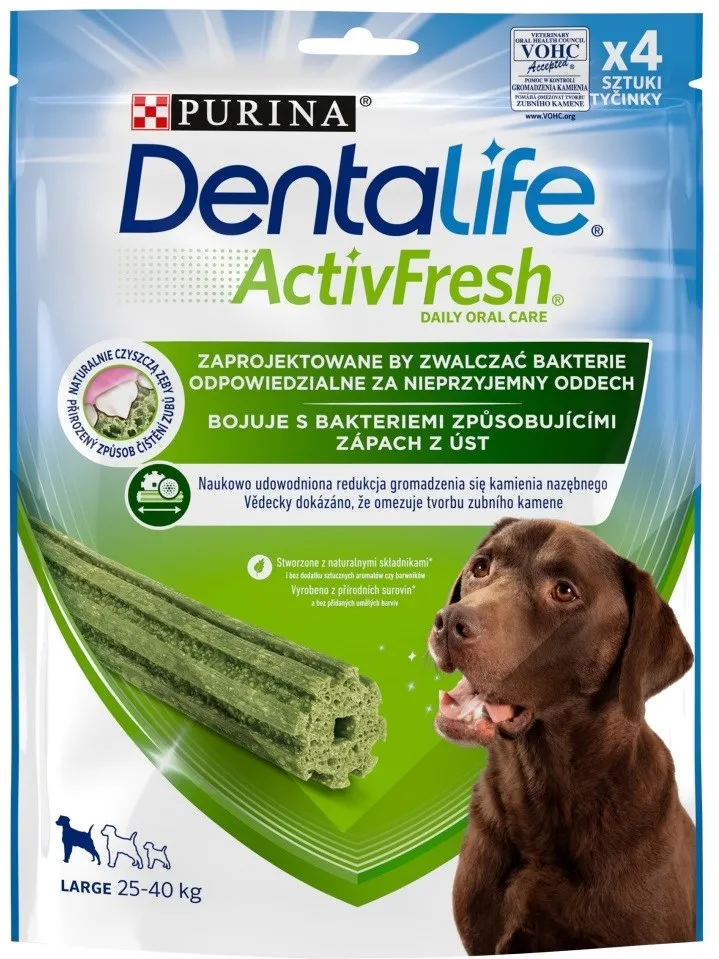 PURINA Dentalife Active Fresh Large - Dental snack for dogs - 142g