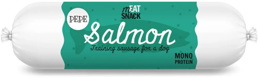 PAKA ZWIERZAKA Pepe Sausage Salmon - dog treat - 200g