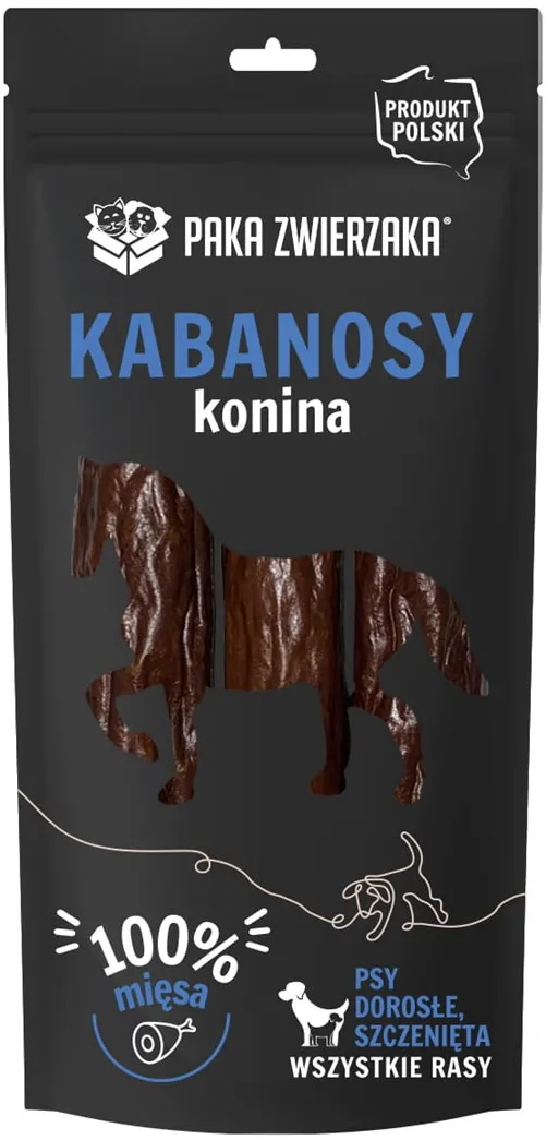 PAKA ZWIERZAKA Sausages Horse - dog treat - 80g