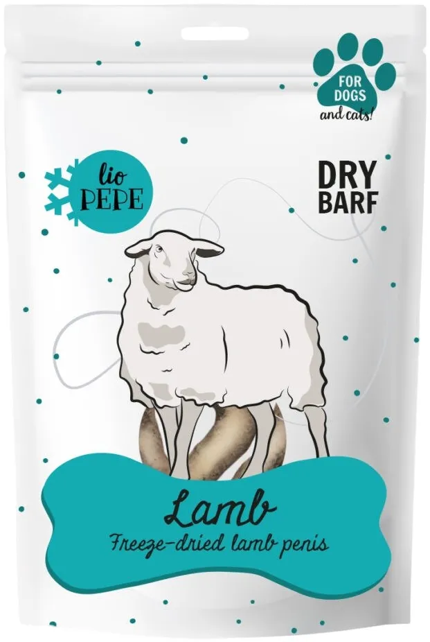 PAKA ZWIERZAKA Lio Pepe Lamb penis Mono - treat for dogs and cats - 60g