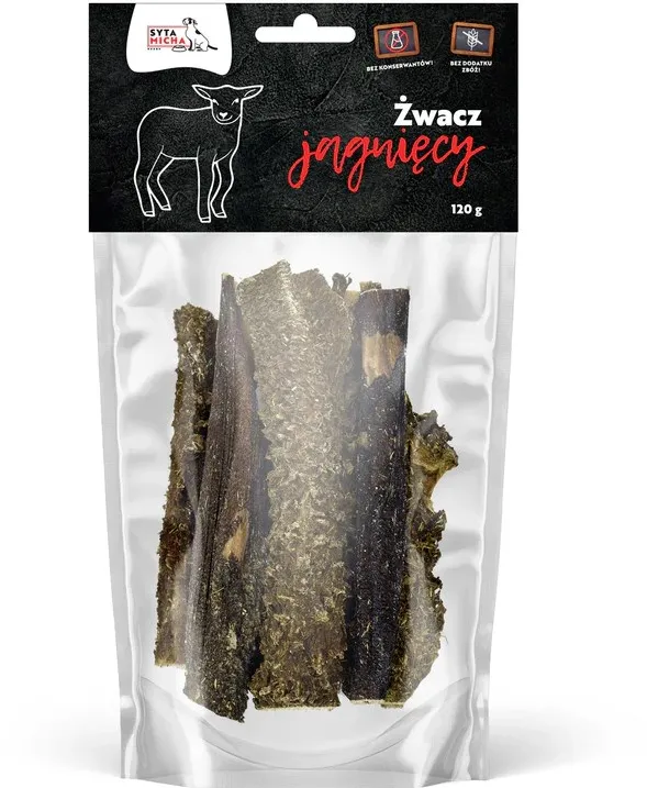 SYTA MICHA Dried lamb tripe - a treat for dogs - 120 g