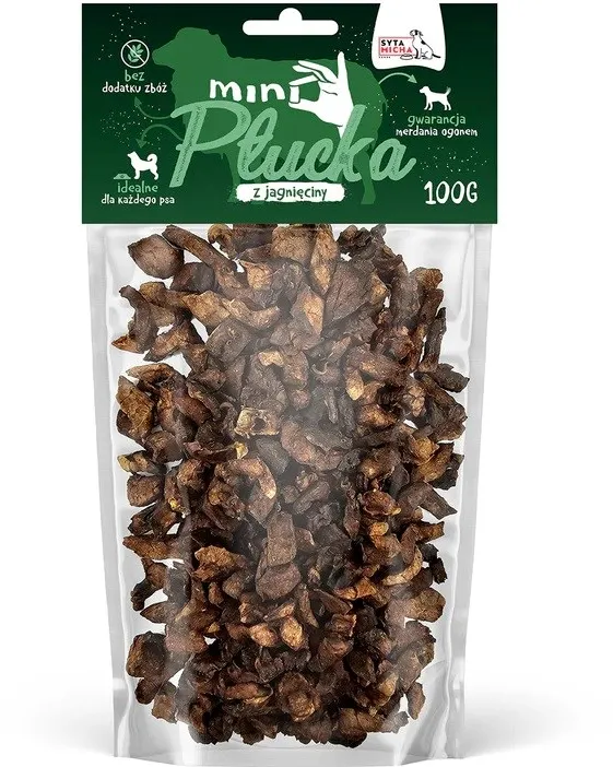 SYTA MICHA Mini lamb lungs - dog treat - 100g