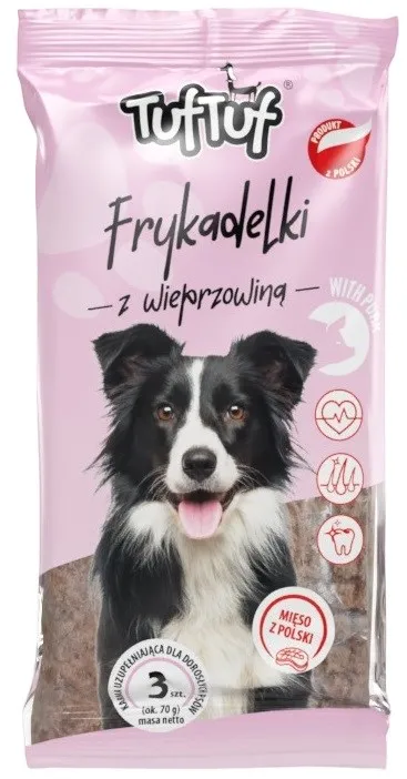 TUF TUF Meaty sticks with pork - dog treat - 70g