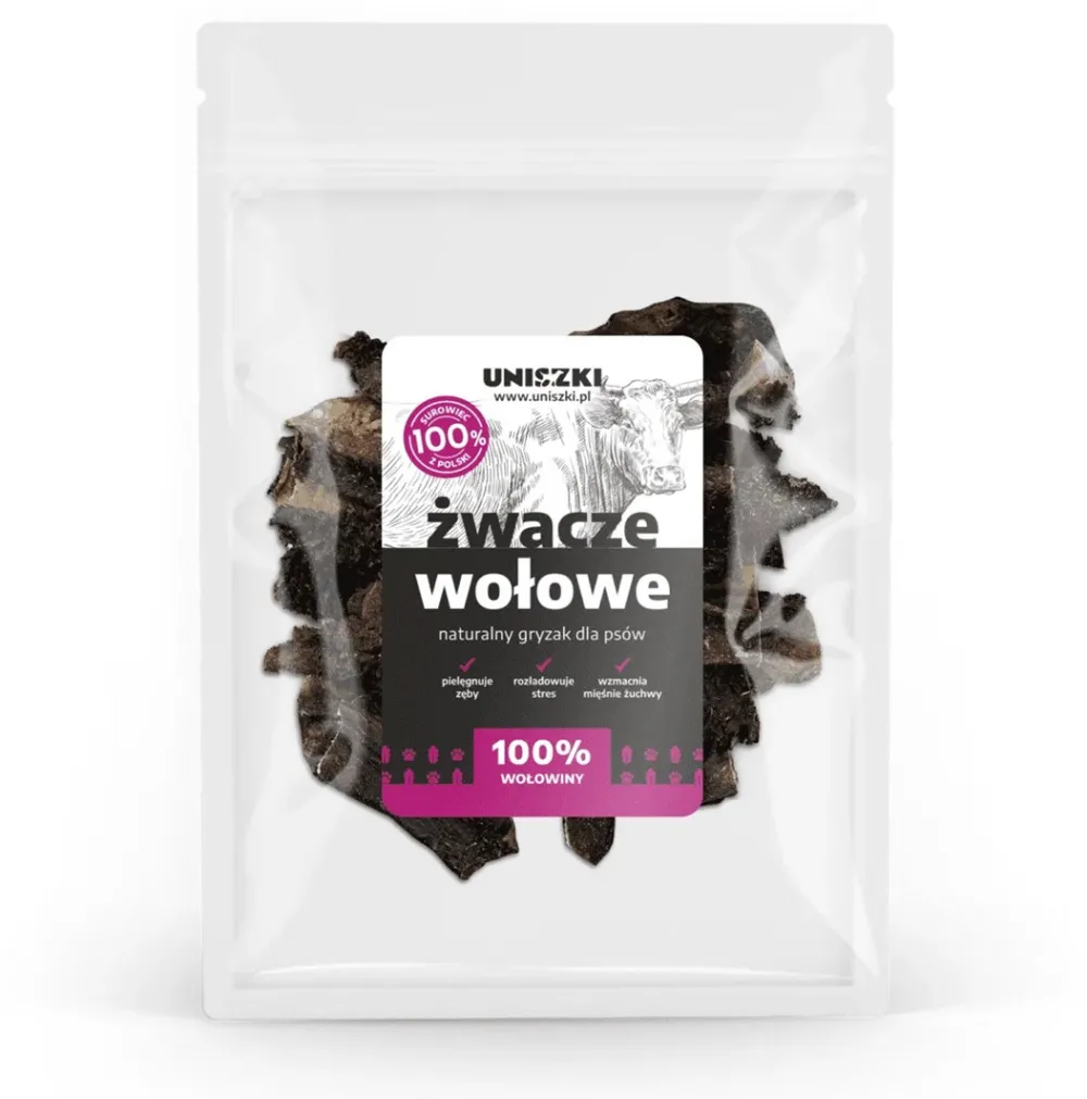 UNISZKI Beef tripe - dog treat - 500g