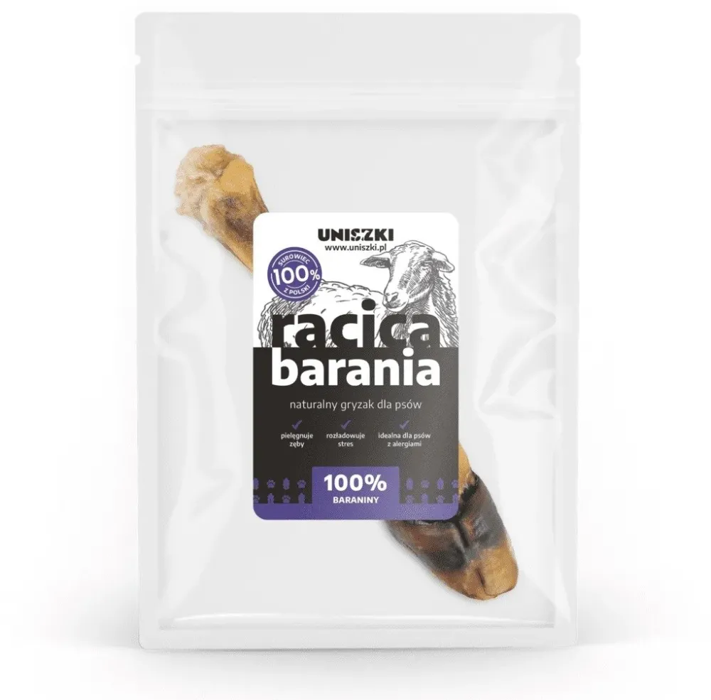 UNISZKI Sheep hoof - dog treat - 1
