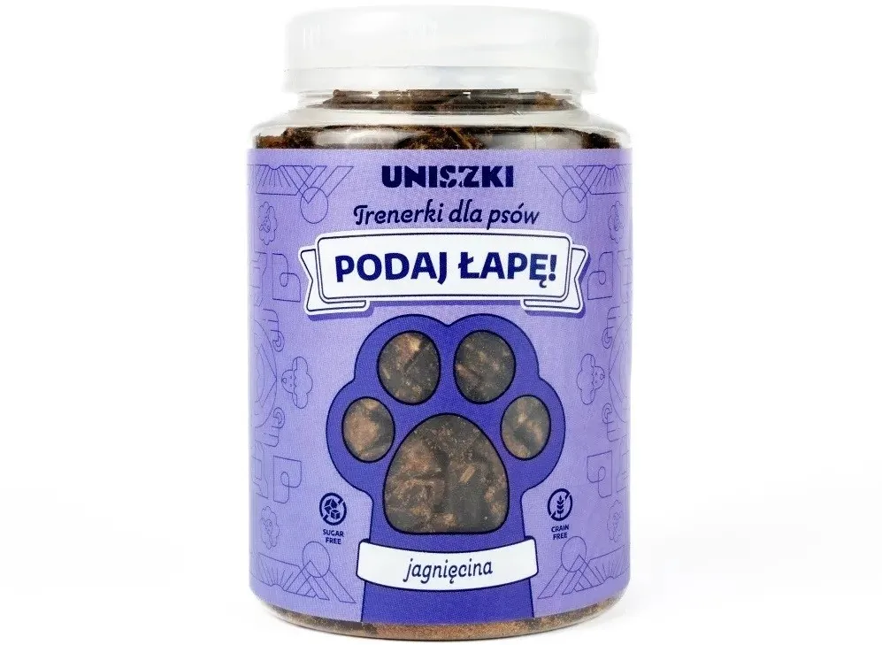 UNISZKI Podaj łapę Lamb - dog treat - 210g