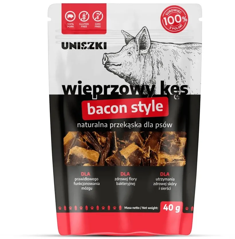 UNISZKI Pork bite – dog treat – 40 g
