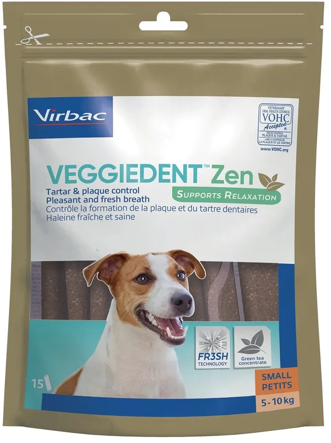 VIRBAC Veggiedent Zen M -dog treat -  15 pcs