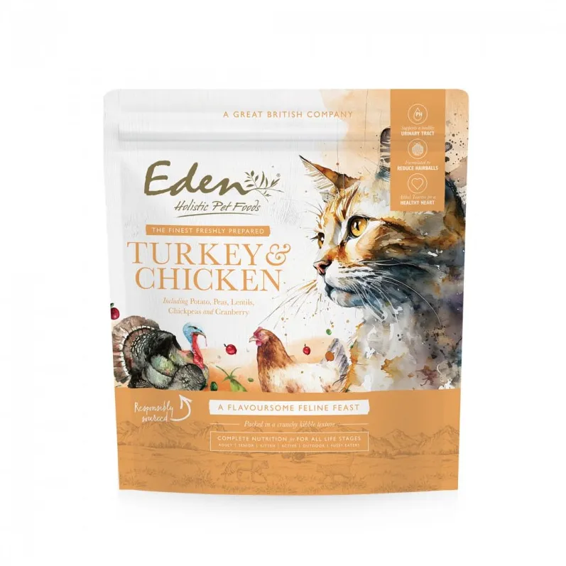 EDEN Turkey & Chicken - dry cat food - 1.5 kg
