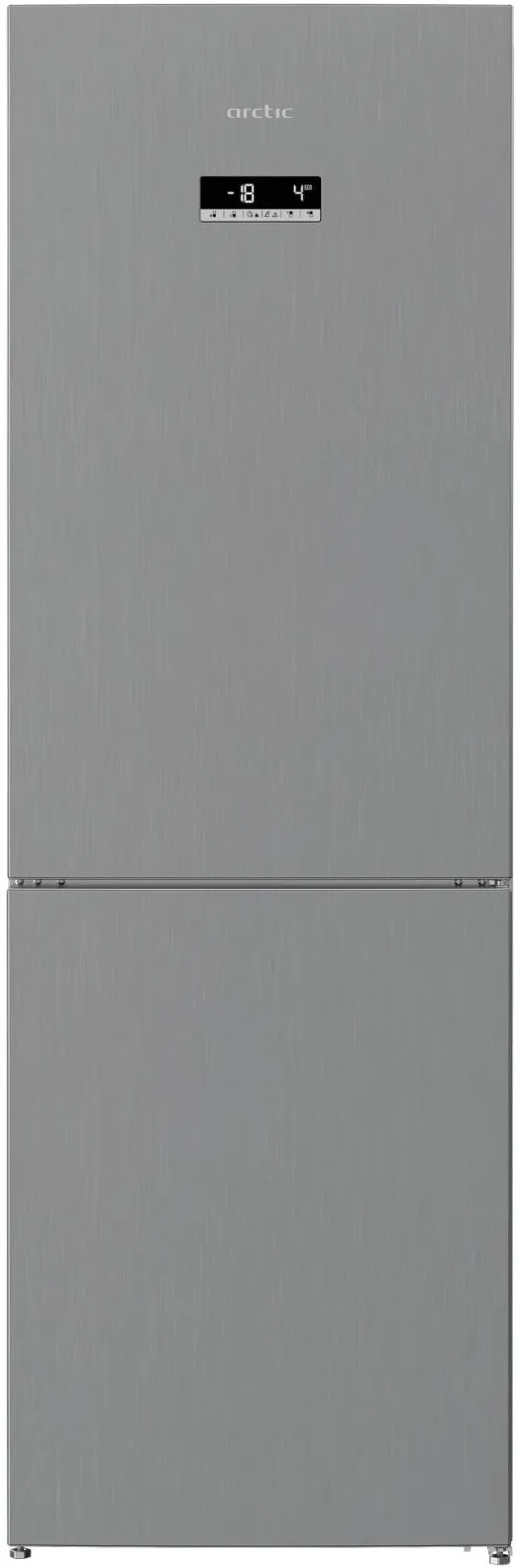 Combina frigorifica AK60366E40NFMT, 215/109l net, Clasa E, Full NoFrost, H 1,85, Metal Look