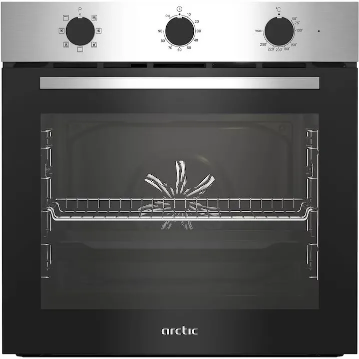 Cuptor electric ARVIE1110XD, 71l, 6 functii, Clasa A, control mecanic, AeroCooking, Aqua Drop Clean, Grill, inox