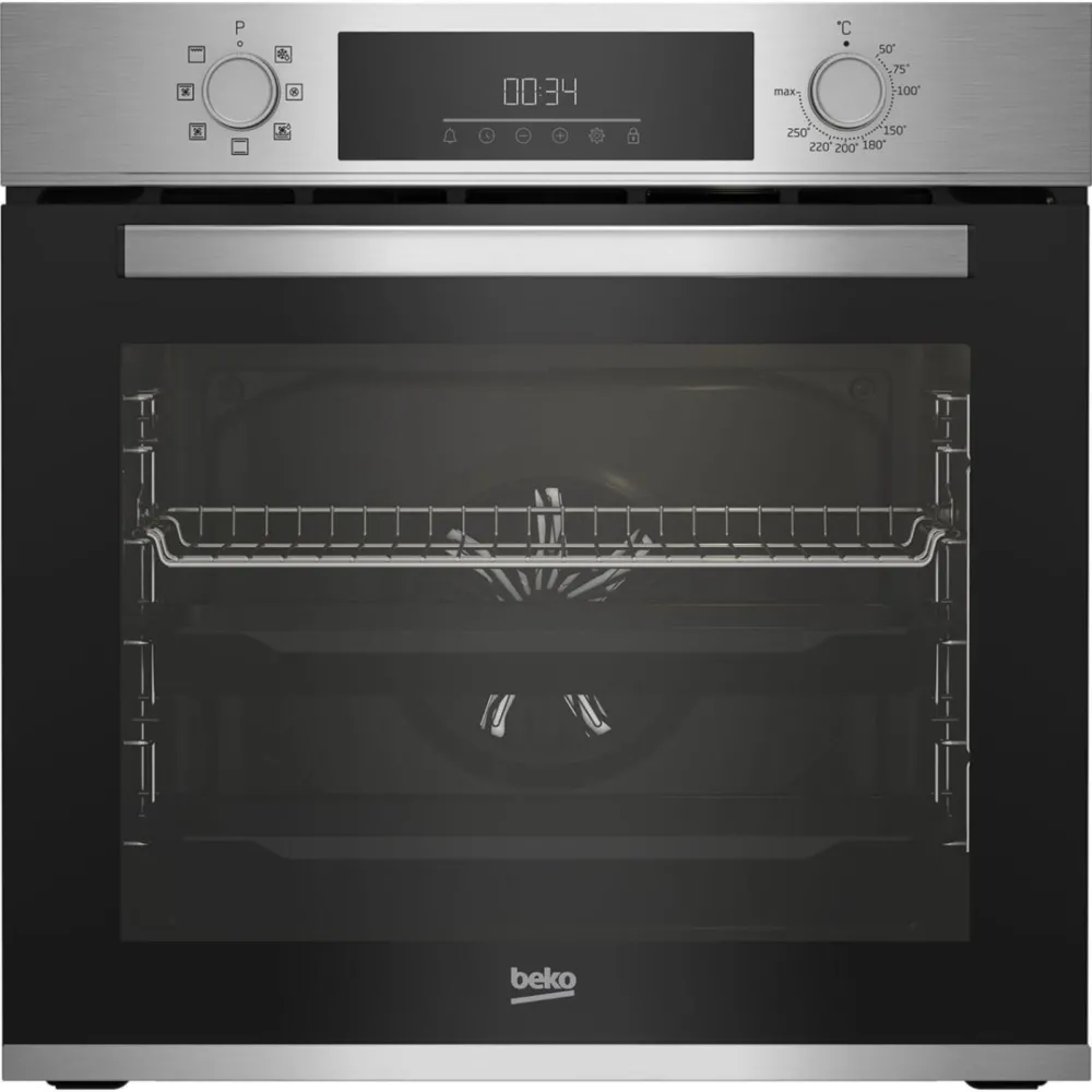 Cuptor incorporabil BBIM12300XM, Electric, Multifunctional, 71 l, Clasa A, Autocuratare catalitica, AEROperfect, Multifunctional, 8 Functii, Clasa A, 3D Cooking, SteamShine Cleaning, Inox