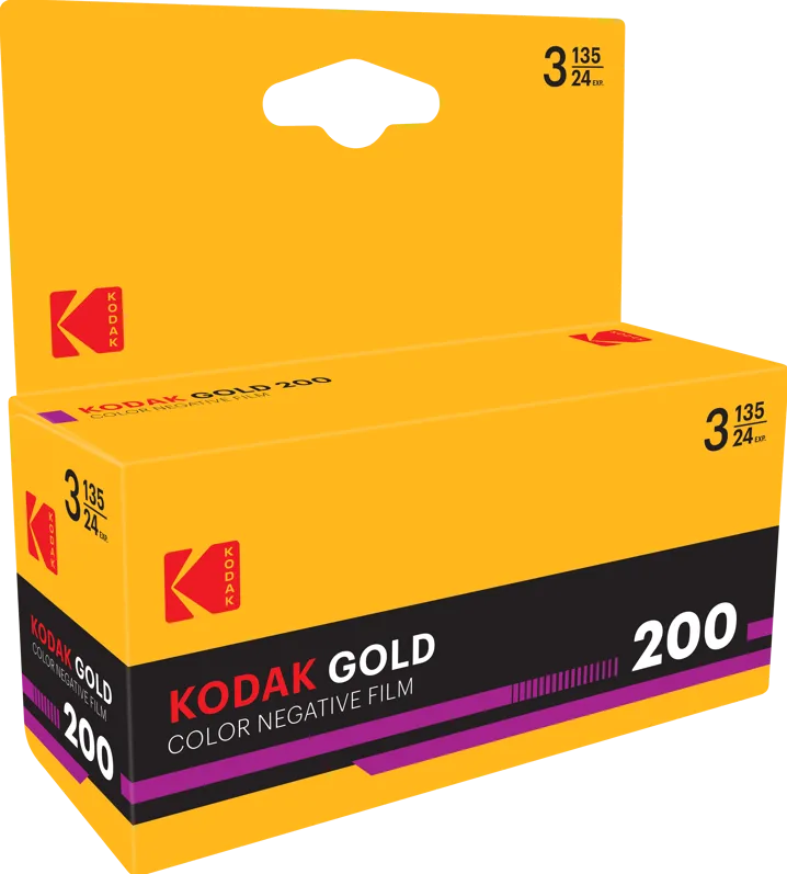Eastman Kodak Gold 200 135-24 exp 3-pack Horizontal