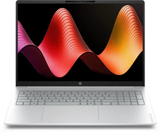 Laptop HP OmniBook 3 16-by0029nn cu procesor AMD Ryzen™ 5 40 pana la 4.30 GHz, 16", 2K, IPS, 16GB RAM, 256GB SSD, AMD Radeon™ 610M, Free DOS, Glacier Silver