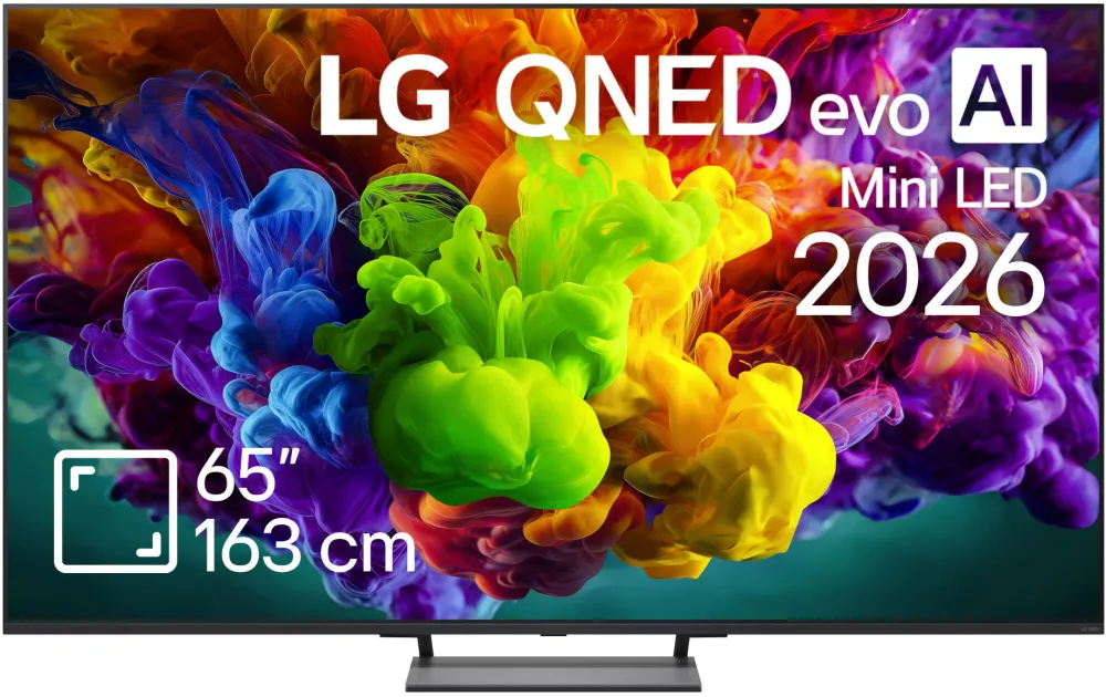 Televizor LG QNED Evo Mini LED  65QNED93B6A, 163 cm, Smart, 4K Ultra HD, 165 Hz, Clasa F (Model2026)