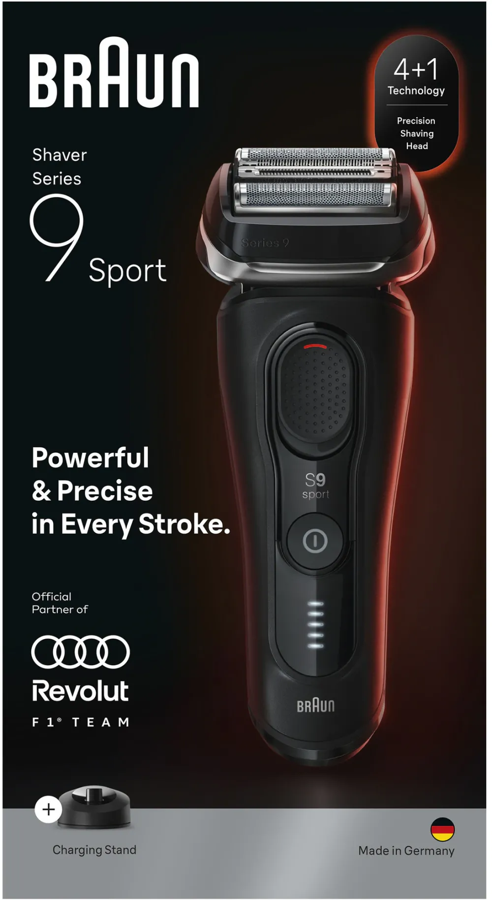 Aparat de ras electric BRAUN Series 9 Sport 9110s 60 min autonomie utilizare umed si uscat