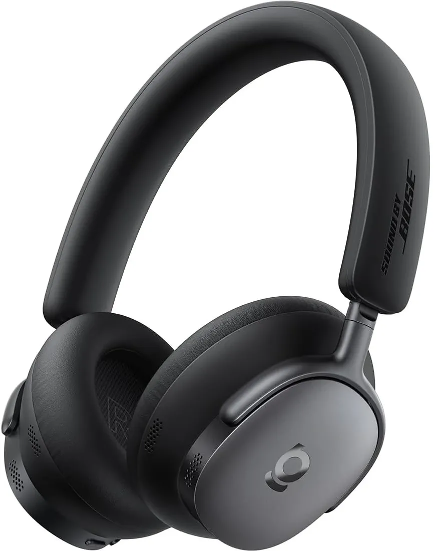 Casti Bluetooth Baseus CASTI Baseus Inspire XH1, Wireless Noise Cancelling Headphones OS, pt smartphone, over-ear, sunet Hi-Res, microfon pe casca, conectare prin Bluetooth 5.0, sound by Bose, negru "A00085701123-00" (timbru verde 0.18 lei)