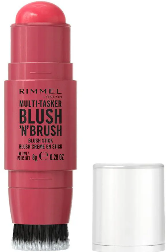 Fard de Obraz Rimmel Multi-Tasker Blush'N'Brush Stick,150 Cherry On, 8G