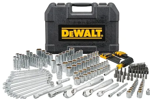 Set profesional chei tubulare cu 205 piese DeWALT DWMT81534-1, tehnologie DirectTorque pentru rezistenta la uzura, crom rezistent la coroziune, 1/4 si 3/8 inch, clichet 72 dinti pentru spatii inguste, marcaje gravate pentru identificare rapida