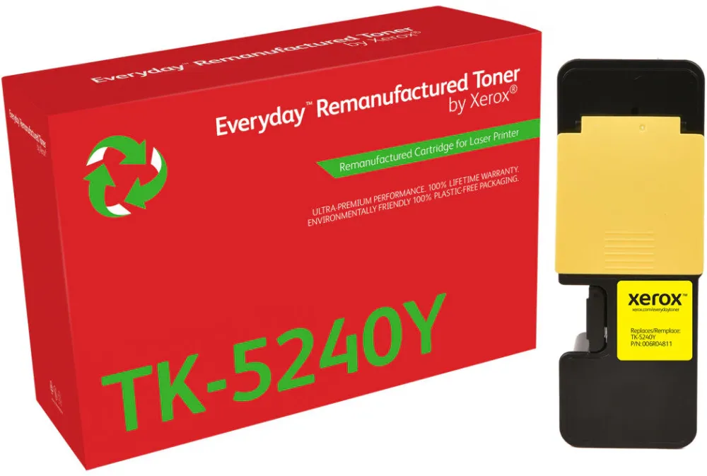 Xerox Toner Everyday Kyo TK-5240Y Yellow Remanufactured