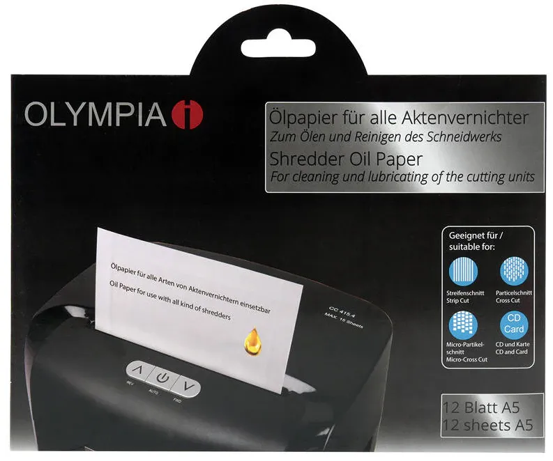 Olympia Ölpapier A5 12 Blatt
