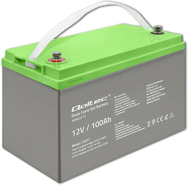 Deep Cycle gel battery 12V, 100Ah