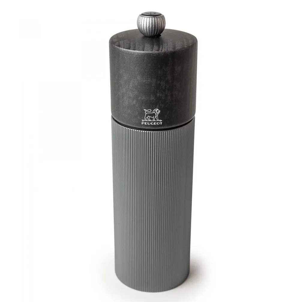 Peugeot Line wood/aluminium pepper mill 18 cm graphite