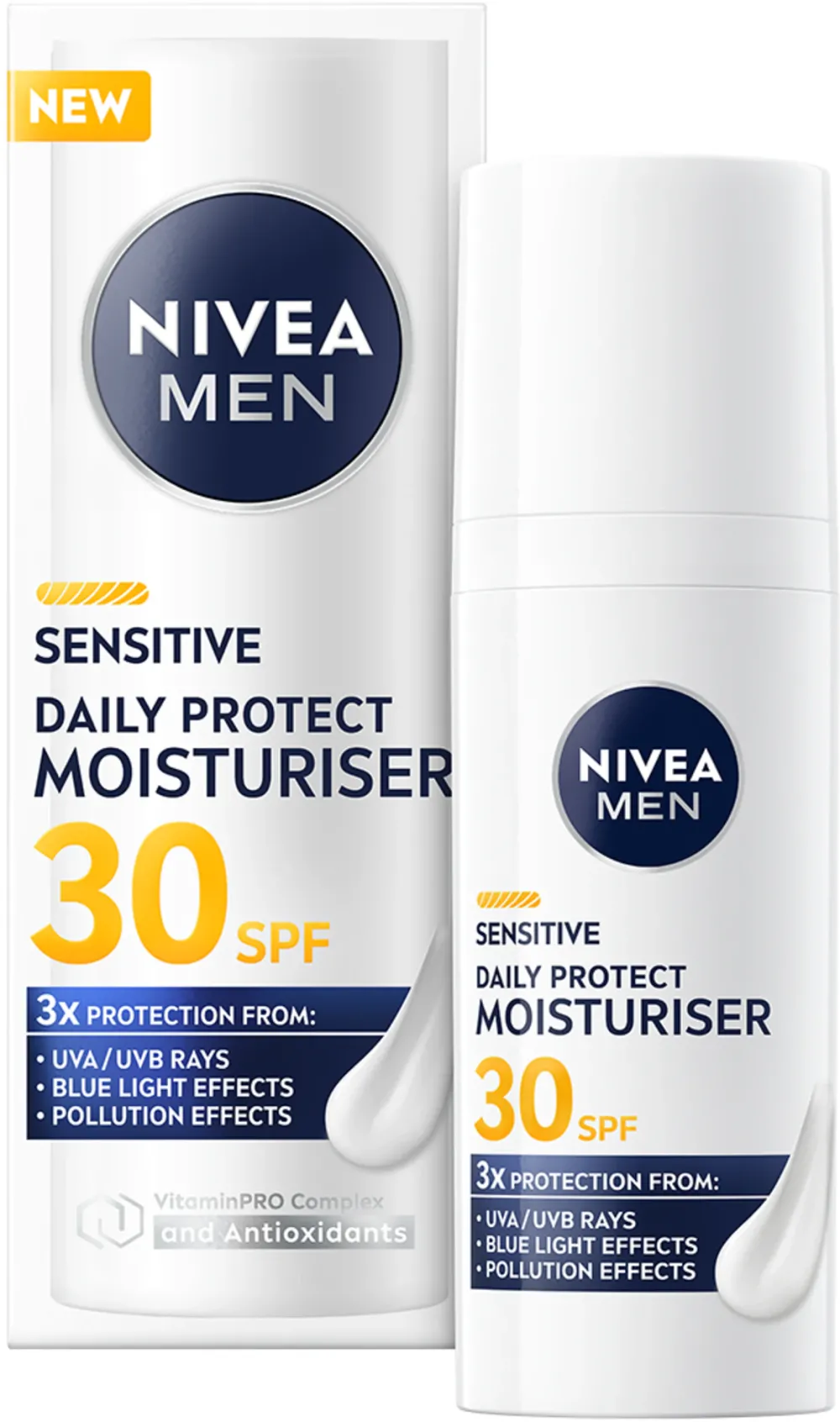 Crema hidratanta pentru fata NIVEA MEN Sensitive SPF 30, 50 ml