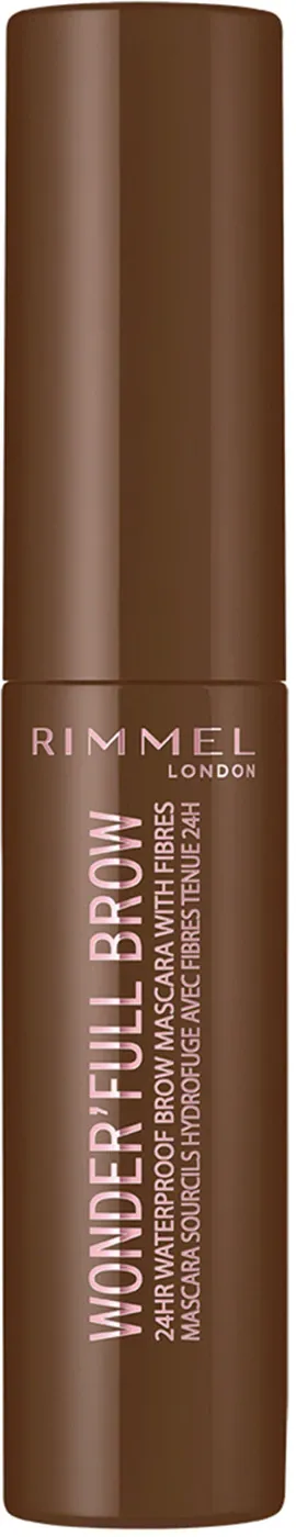 Mascara pentru sprancene Rimmel London Wonder'Full Brow 24H Waterproof 002 Medium, 4.5 ml