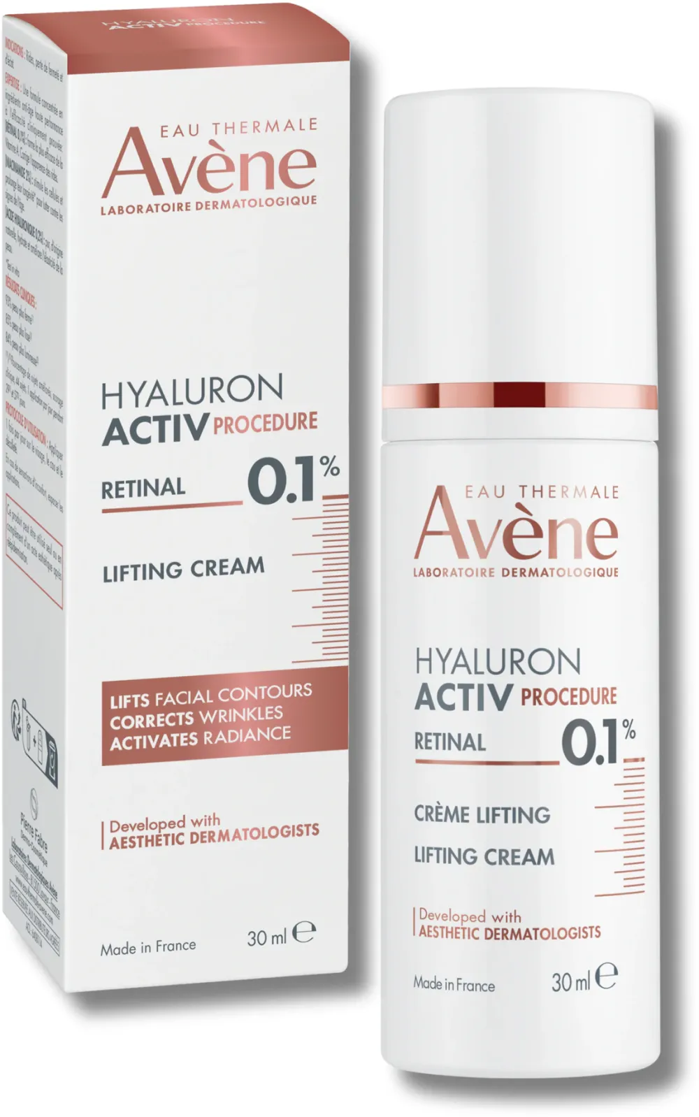 Crema de fata Avene, lifting cu 0.1% Retinal Hyaluron Activ Procedure, 30 ml