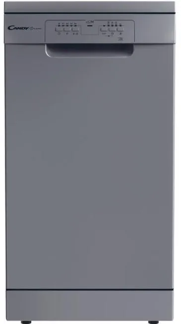 Masina de spalat vase Candy CDPH 2L1049S, 10 seturi, 5 programe, Clasa E, 45 cm, Argintiu