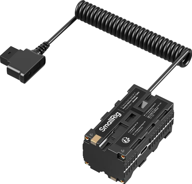 SmallRig 4884 D-Tap to Dual-Sided NP-F Dummy Battery Power Cable