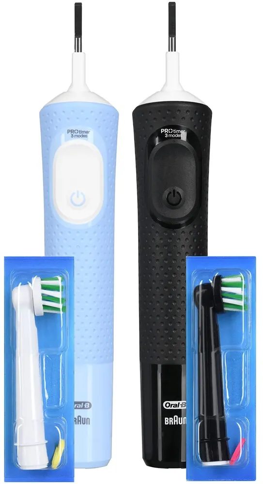 Oral-B Vitality Pro Duo Adult Rotating-oscillating toothbrush Black, Blue, White