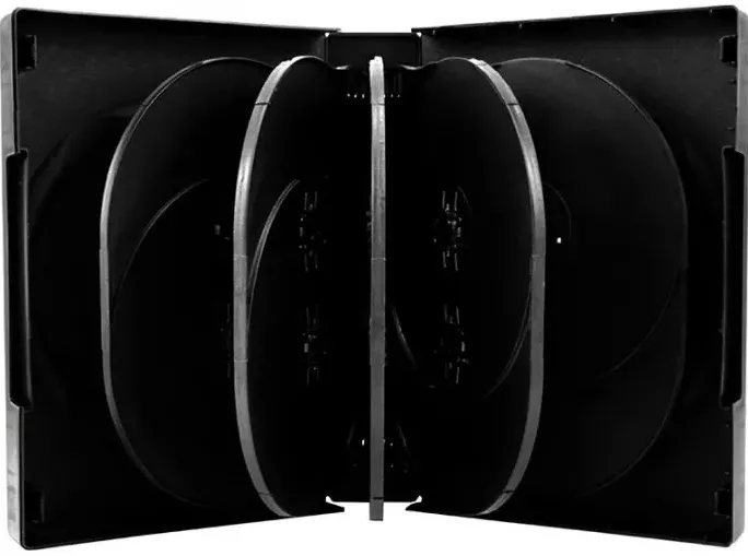 MediaRange DVD-Leerhülle für 12 Dics 39mm schwarz, BOX18