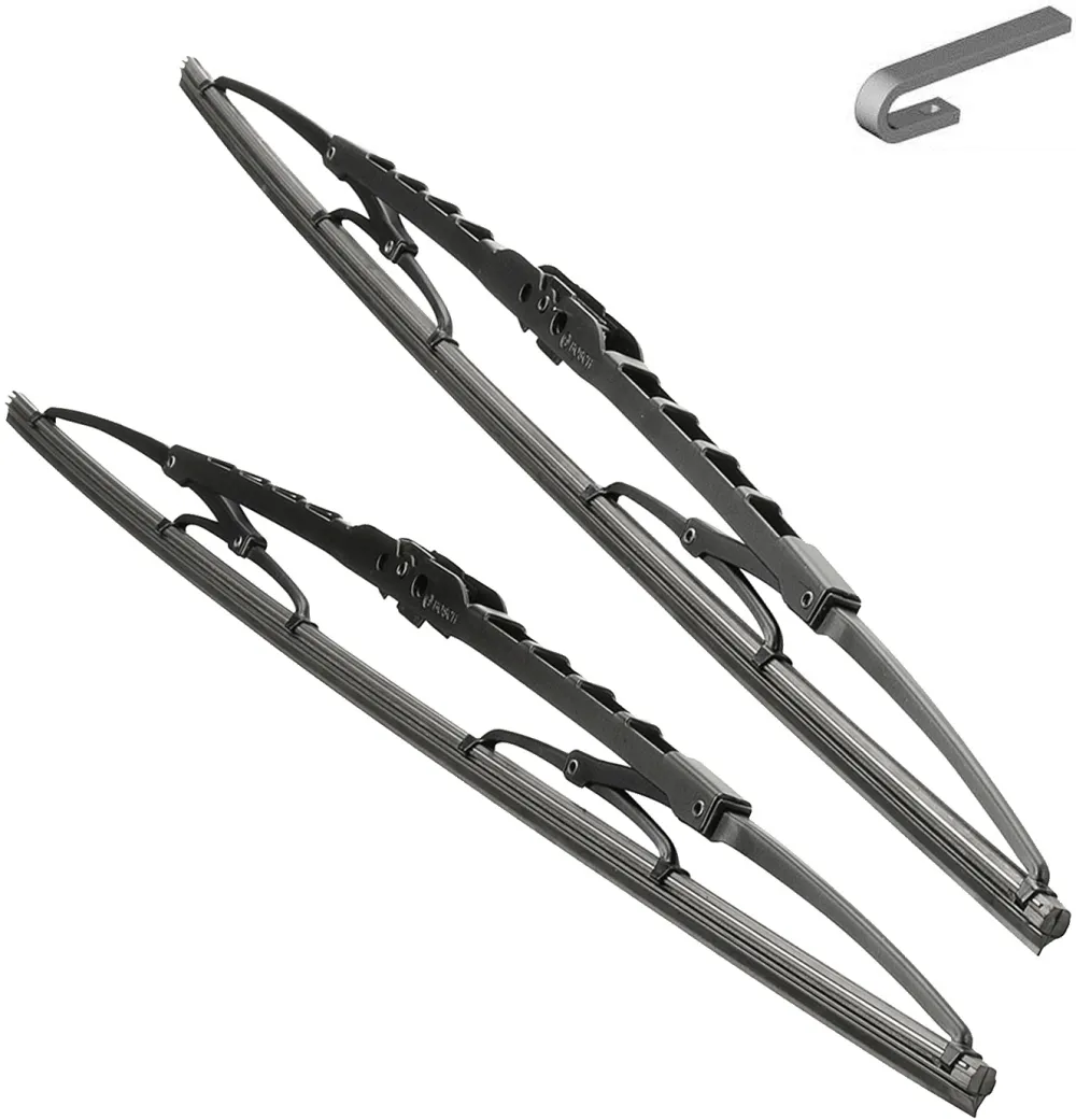 Set stergatoare Bosch Twin 60/53 cm cu prindere clasica (carlig) VW Transporter T5 Amarok, Mercedes C-Class W203, Volvo S60 I S80 I V70 II XC70 XC 90 I