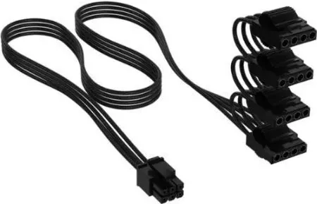 Cablu alimentare PATA Corsair CP-8920397 750 mm cu manson individual negru