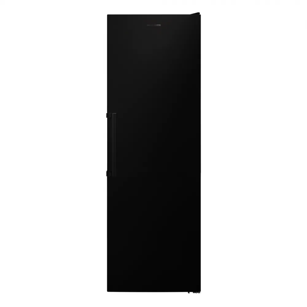 Frigider cu o usa Heinner HF-V401NFBKE++, 389 l, No Frost, Clasa E, Control electronic, Iluminare LED, H 186 cm, Negru