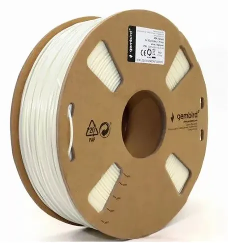 GEMBIRD ASA filament white 1.75mm 1kg