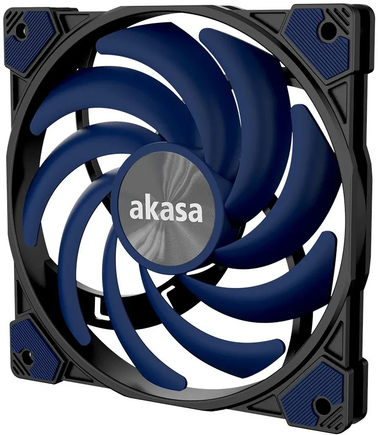 Akasa Alucia XS Slim-Lüfter, 120 mm - blau