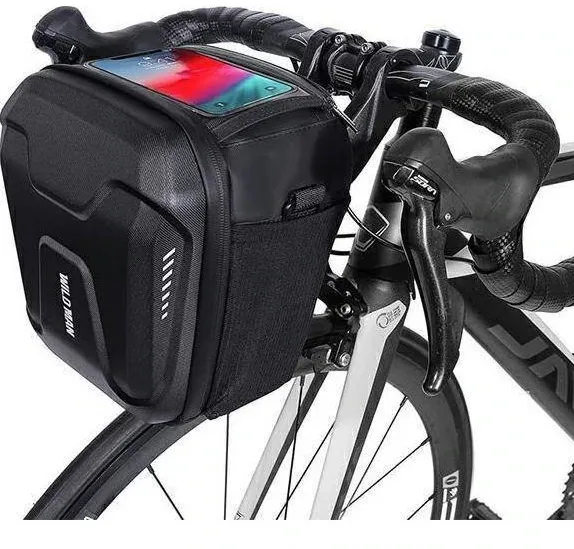 Geanta pentru ghidon bicicleta Wildman GS9 3L negru
