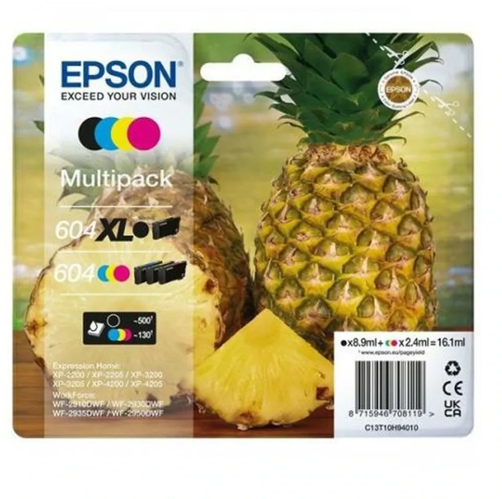Epson Ink C13T10H94010 / 604XL/604 XL BK, C, M, Y
