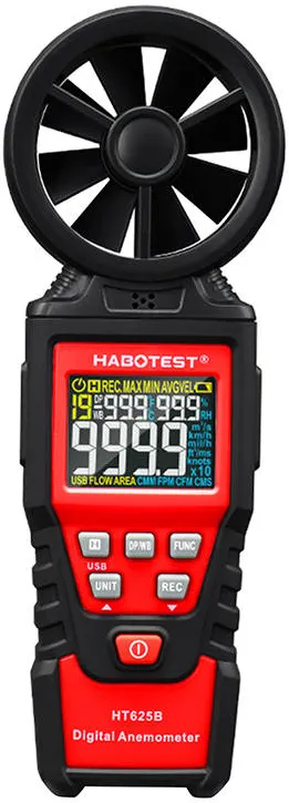 Anemometru digital Habotest HT625B, USB