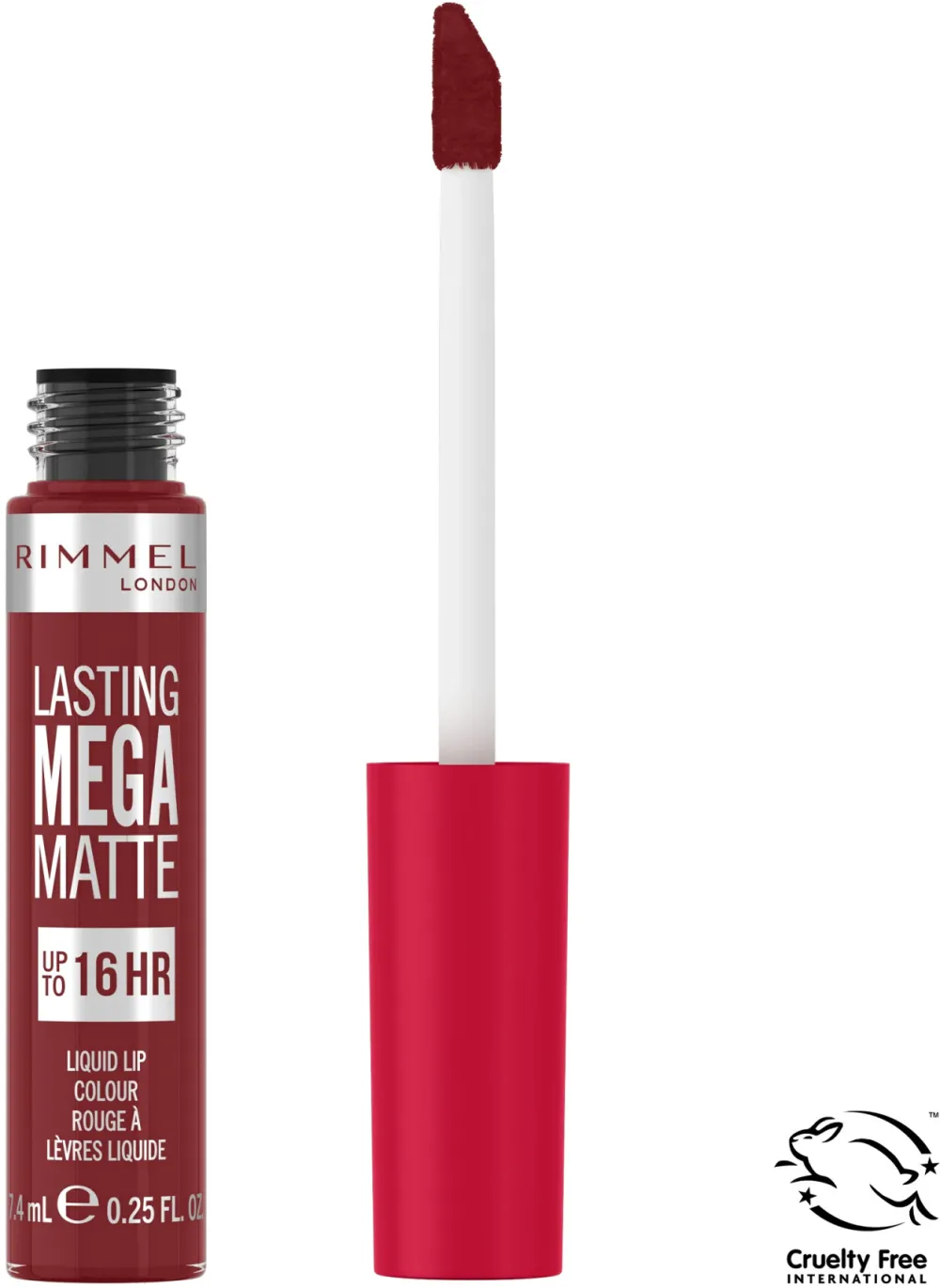 Ruj lichid Rimmel Lasting Mega Matte 930 Ruby Passion, 7.4 ml ​