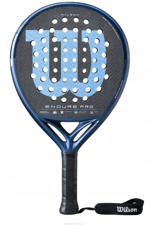 Racheta padel, Wilson, 45.5 cm, Negru/Albastru, Endure Pro V1