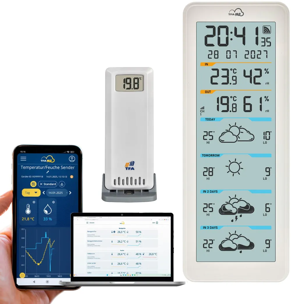 TFA TFA.me 35.8108.02   ID-06 WLAN Wireless Weather Station