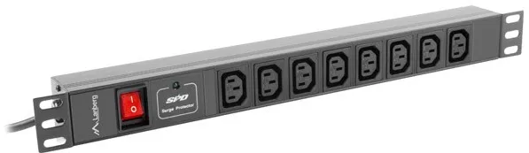 Rack PDU 1U 8x PDU-08I-0200-C20-BK IEC C13 2m black C20