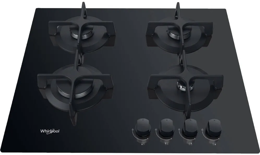 Plita WHIRLPOOL AKT 616/NB Black Built-in 60 cm Gas 4 zone(s)
