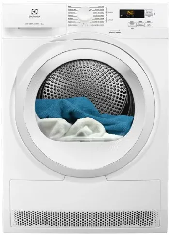ELECTROLUX Uscator de rufe cu pompa de caldura GentleCare 600, EW6D58LWP, 8 kg, Alb