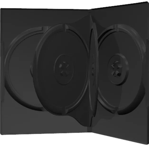 MediaRange DVD Leerbox 4er DVD Box 50 Stück
